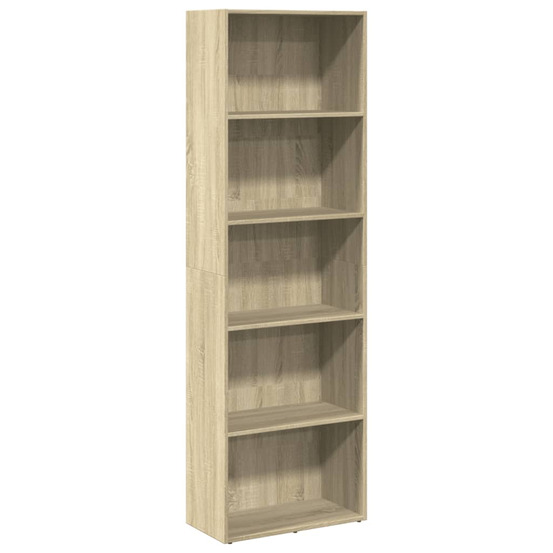 Bibliothèque chêne sonoma 60x30x189 cm bois d'ingénierie