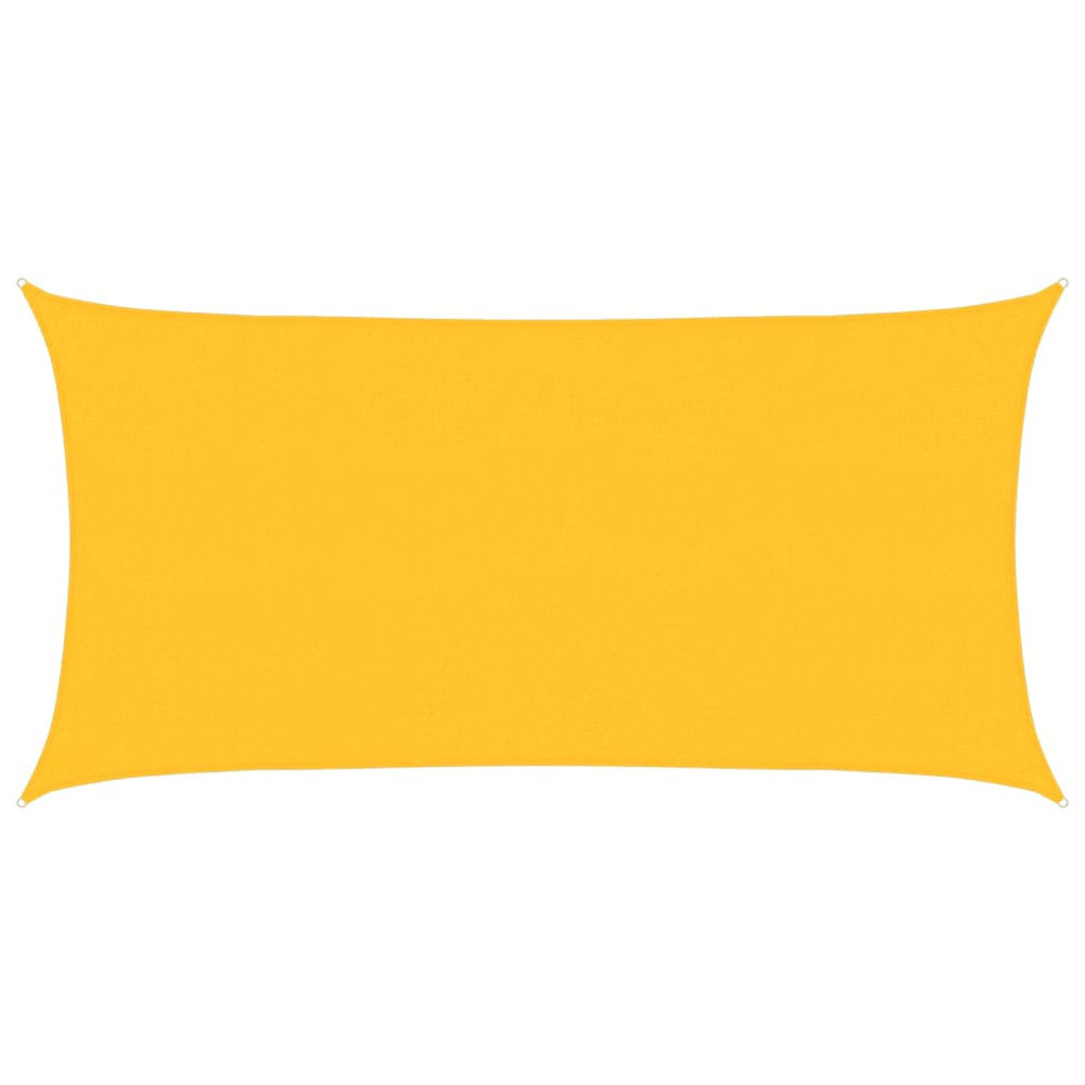 Voile d'ombrage 160 g/m² jaune 2,5x5 m pehd