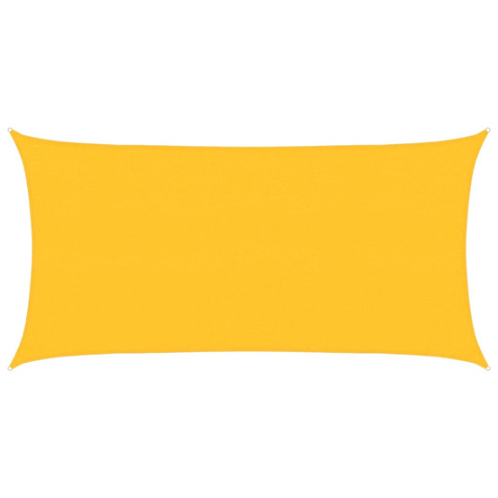 Voile d'ombrage 160 g/m² jaune 2,5x5 m pehd