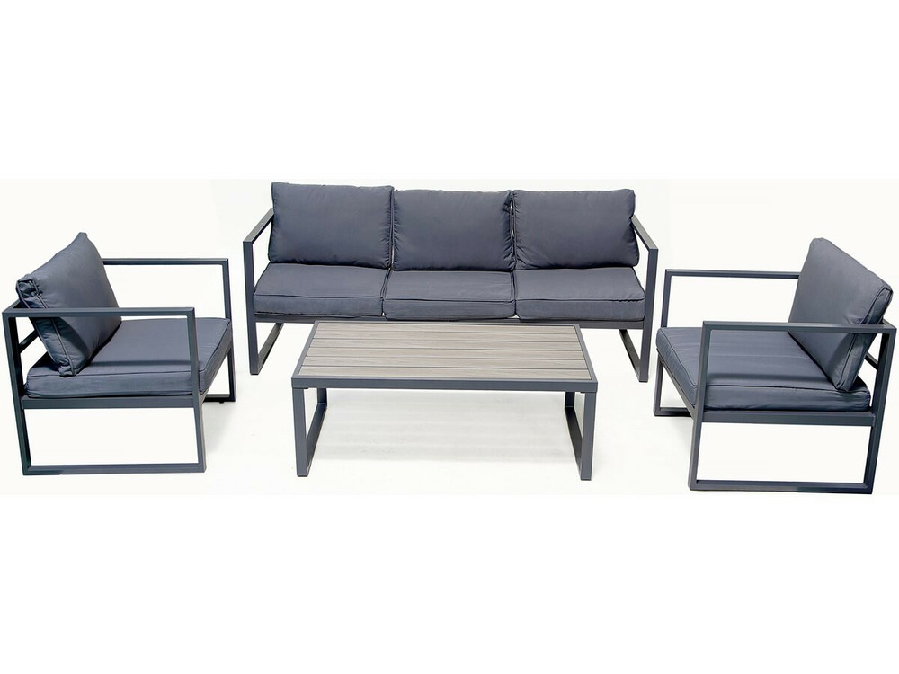 Salon de jardin en aluminium 