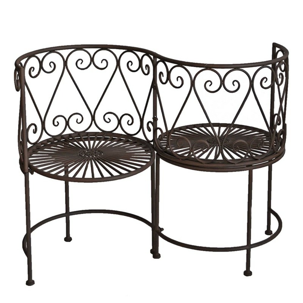 Banc de jardin fer confident 105x53x85cm