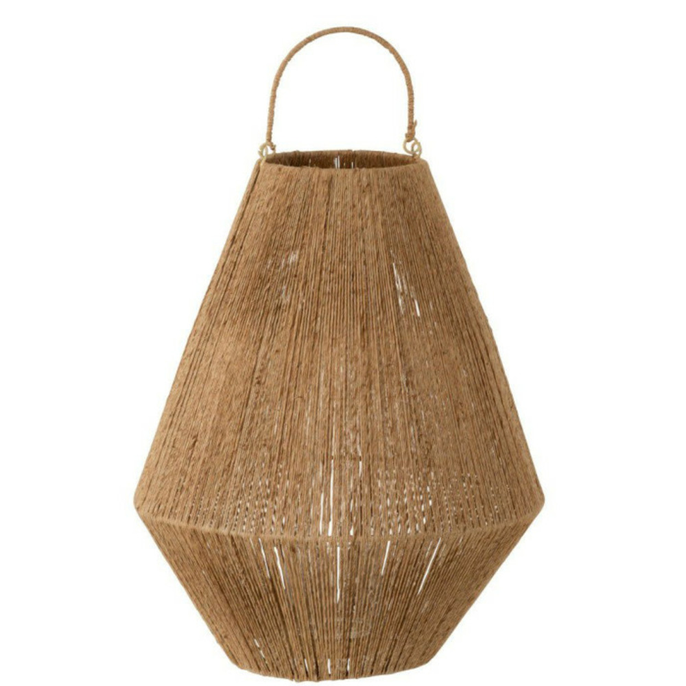 Lanterne design en jute 