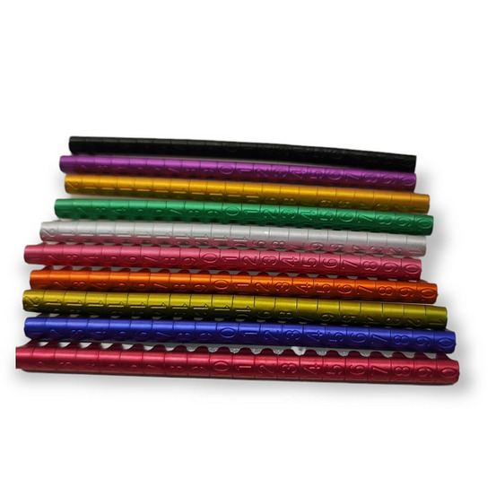 100 bagues en métal ø 3mm pour canaris, différentes couleurs