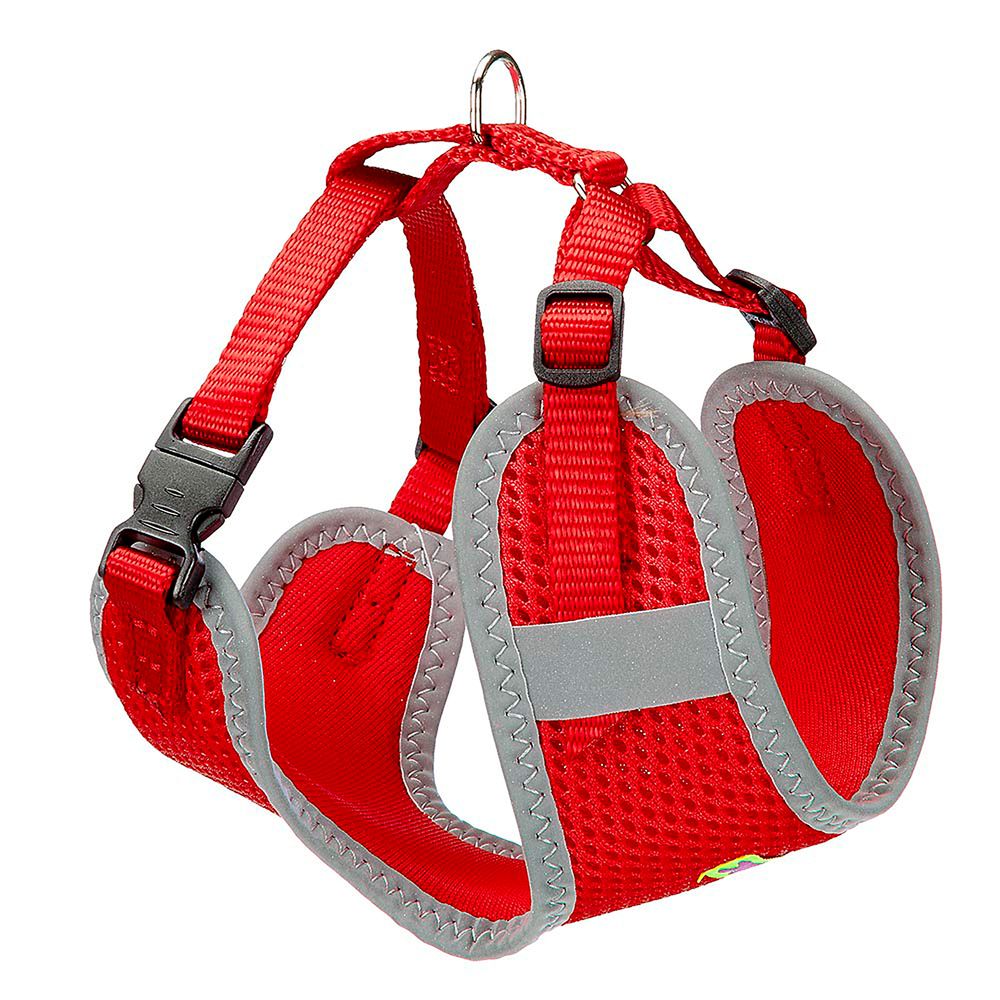 Ferplast harnais chien petite taille nikita xs, harnais pour chat respirant, rembourré et ajustable, facile à porter, bords