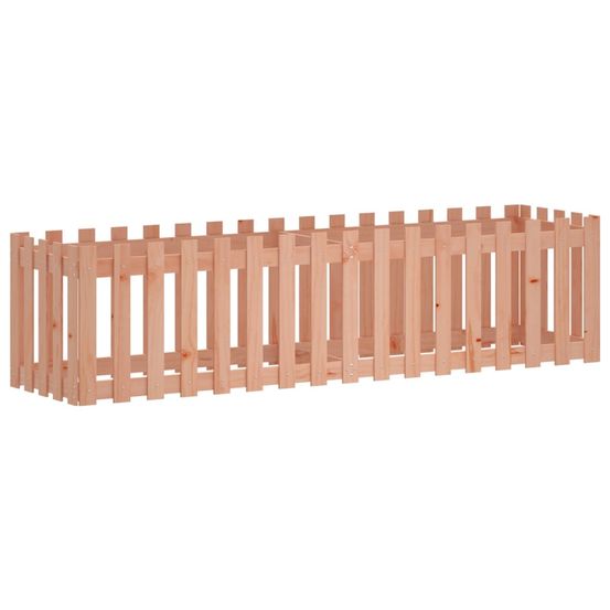 Lit surélevé de jardin design de clôture bois douglas massif