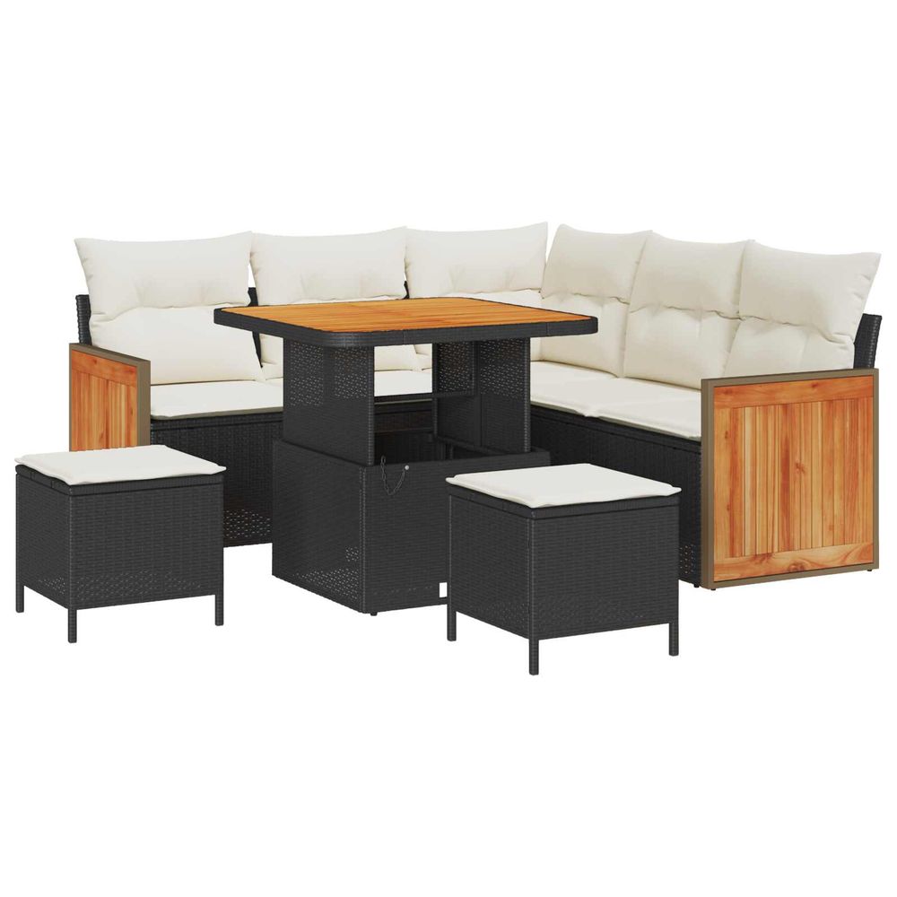 Ensemble de canapé de jardin 8 pc 8-nombre de places