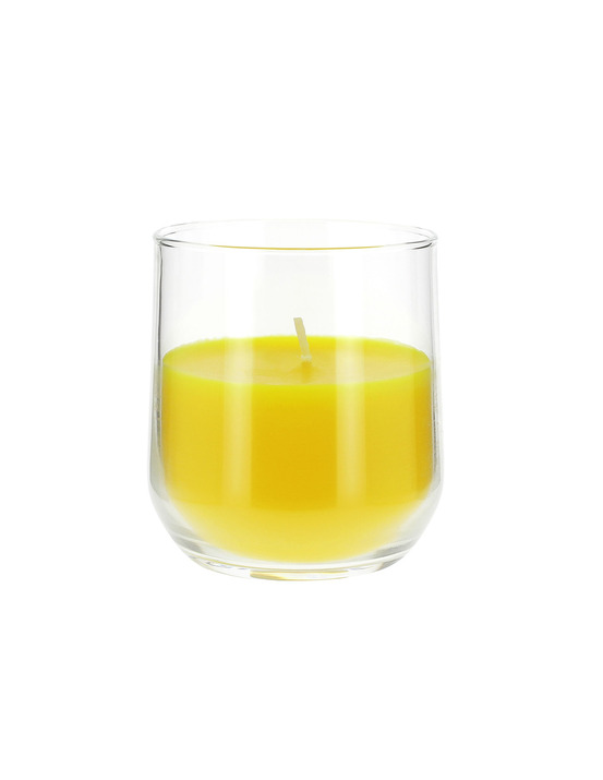 Bougie verre bahamas citronnelle anti-moustiques 74x80mm bougie verre bahamas citronnelle anti-moustiques 74x80mm - devineau