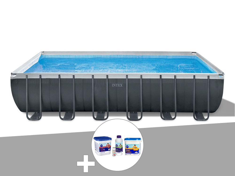 Kit piscine tubulaire ultra xtr frame rectangulaire 7,32 x 3,66 x 1,32 m + kit