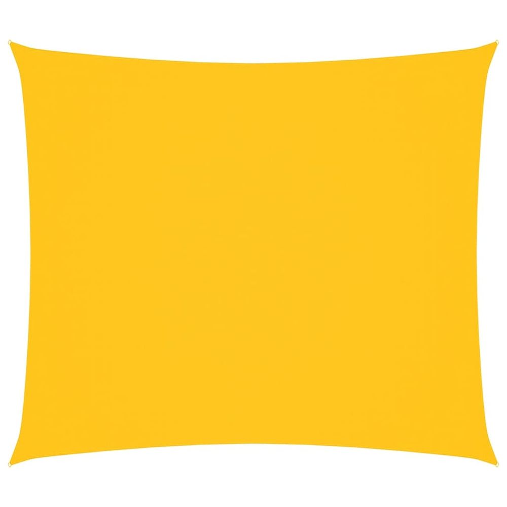 Voile de parasol tissu oxford rectangulaire 2x2,5 m jaune