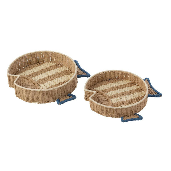 Lot de 2 plateaux déco