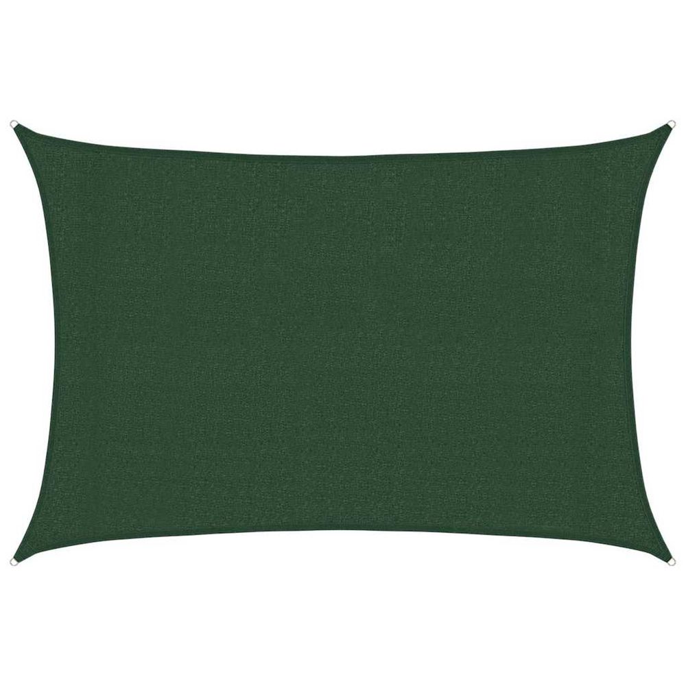 Voile d'ombrage 160 g/m² vert foncé 3x4,5 m pehd