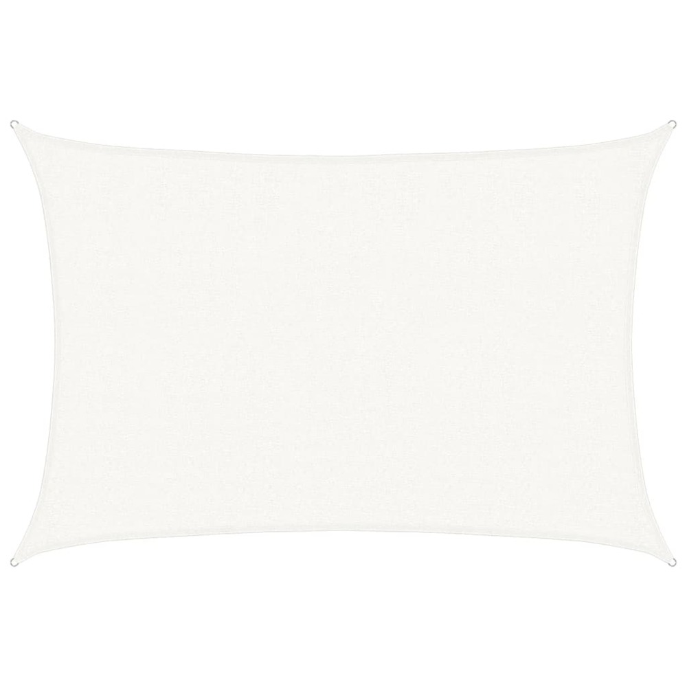 Voile d'ombrage 160 g/m² blanc 2,5x4 m pehd