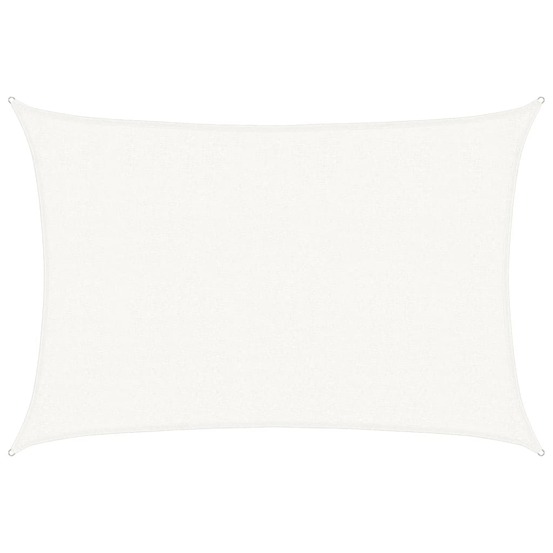 Voile d'ombrage 160 g/m² blanc 2,5x4 m pehd