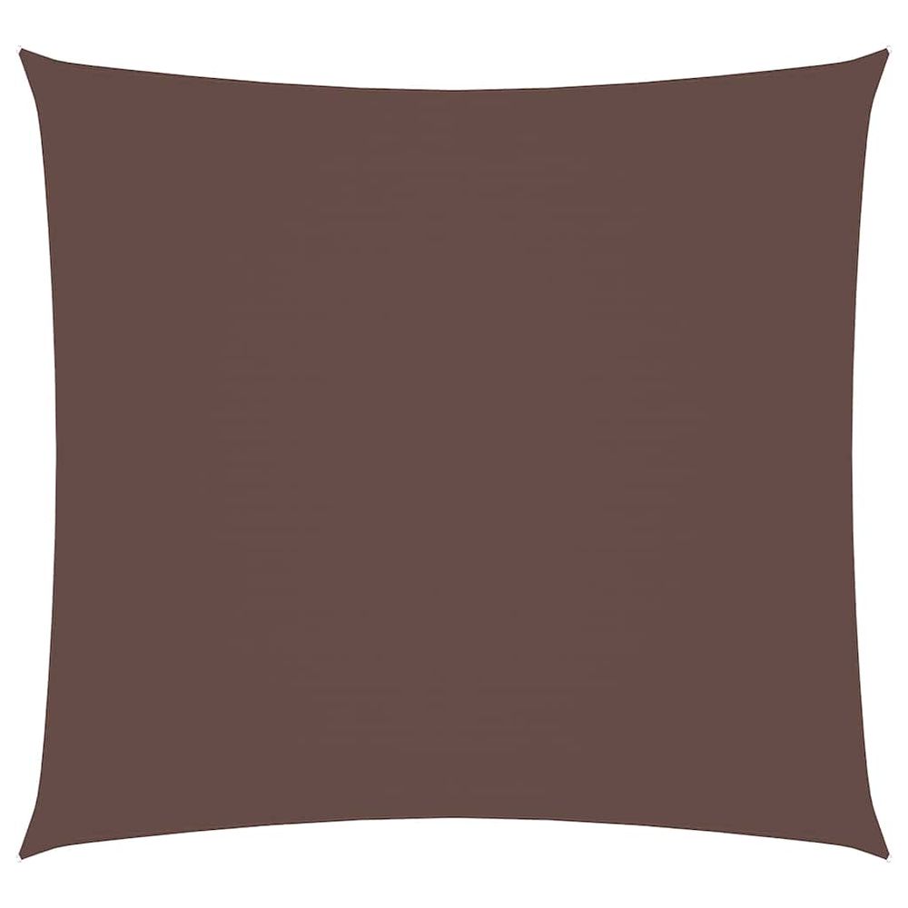 Voile de parasol tissu oxford carré 2x2 m marron