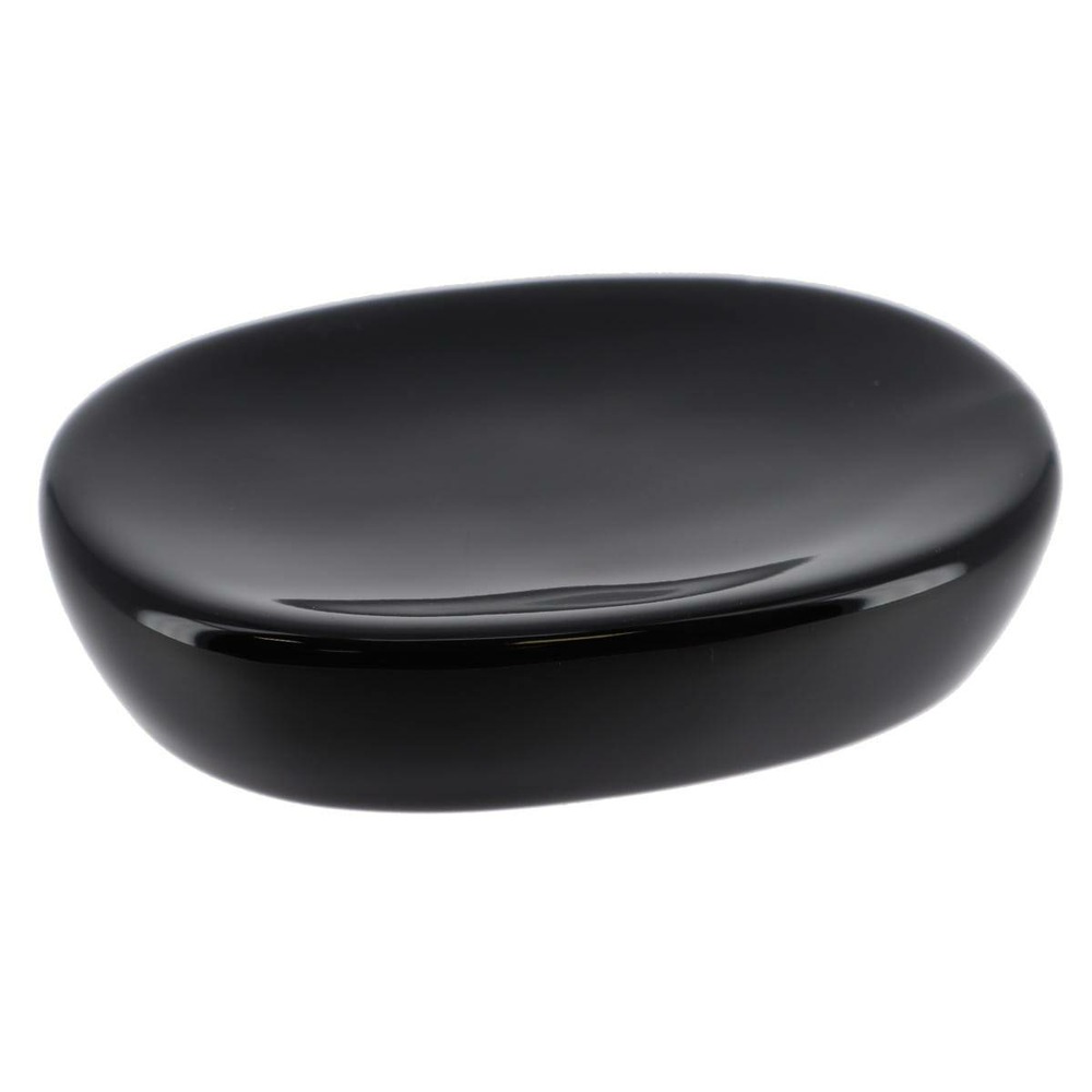 Porte savon dolomite oval - noir