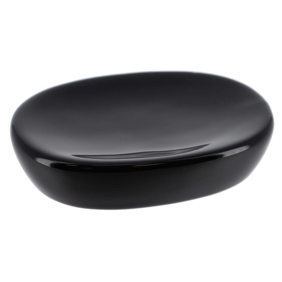 Porte savon dolomite oval - noir
