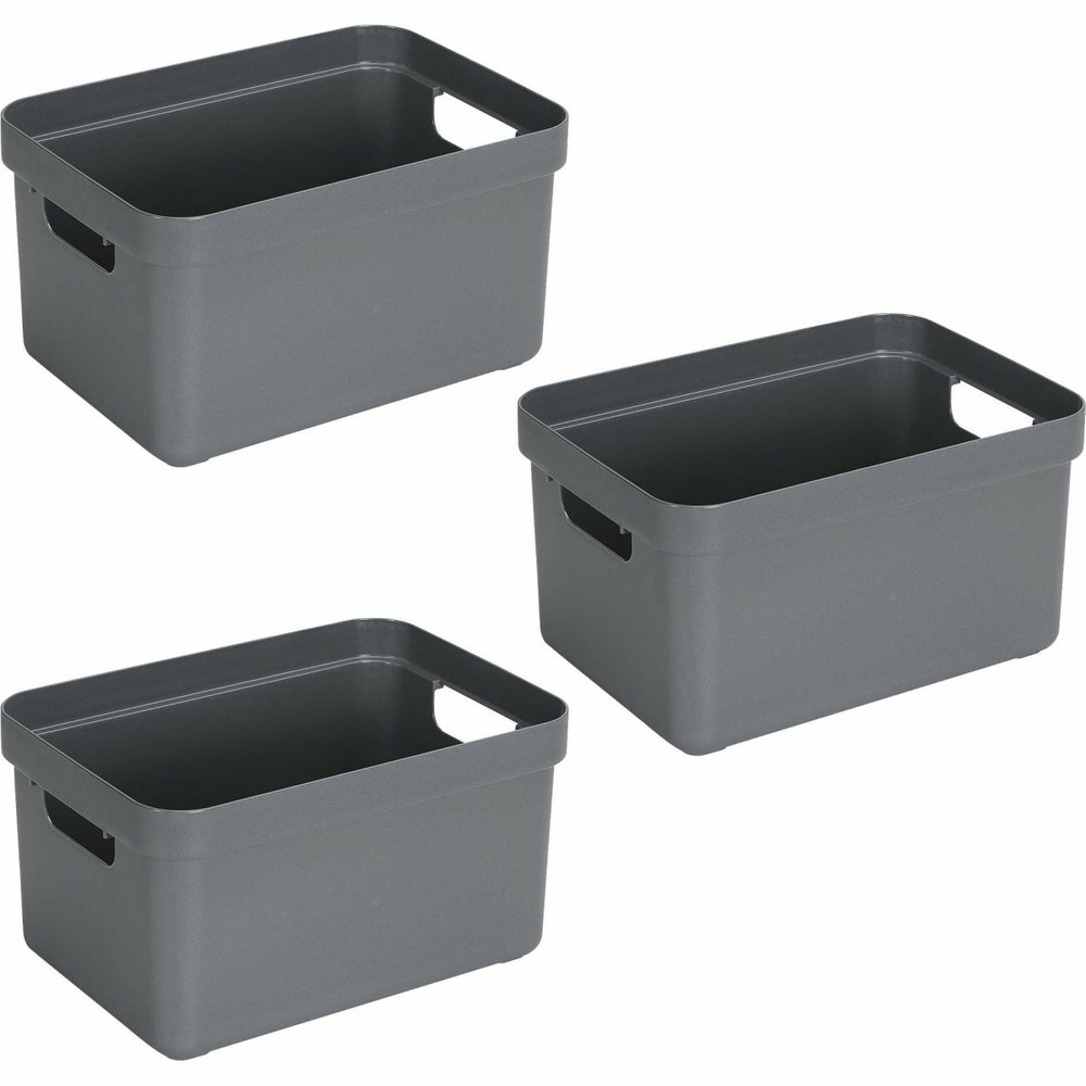 Boite de rangement sigma home box 13 l (lot de 3)
