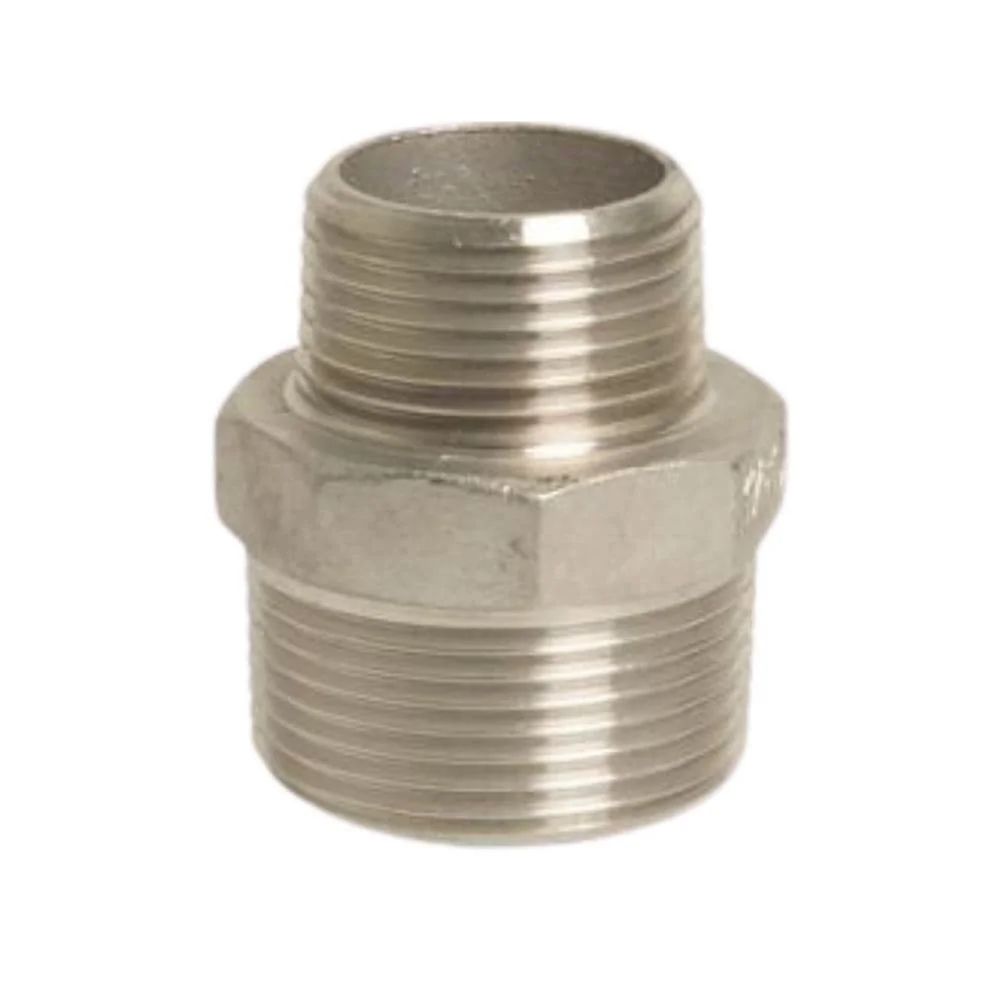 Réduction inox 3/4' x 1/2' v4a - raccord fileté plomberie