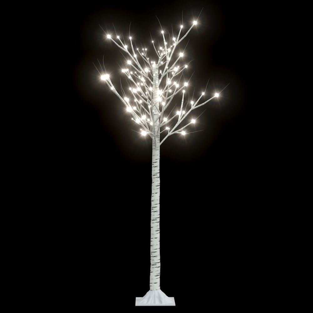 Sapin de noël 156 led blanc froid saule 1,5 m int/ext
