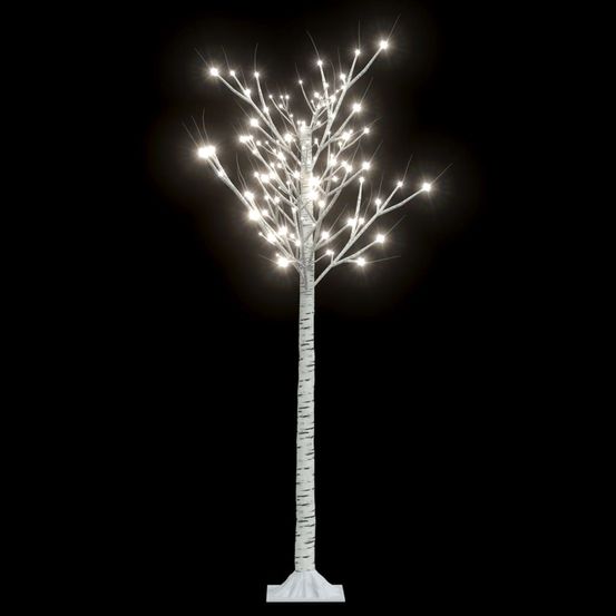 Sapin de noël 156 led blanc froid saule 1,5 m int/ext