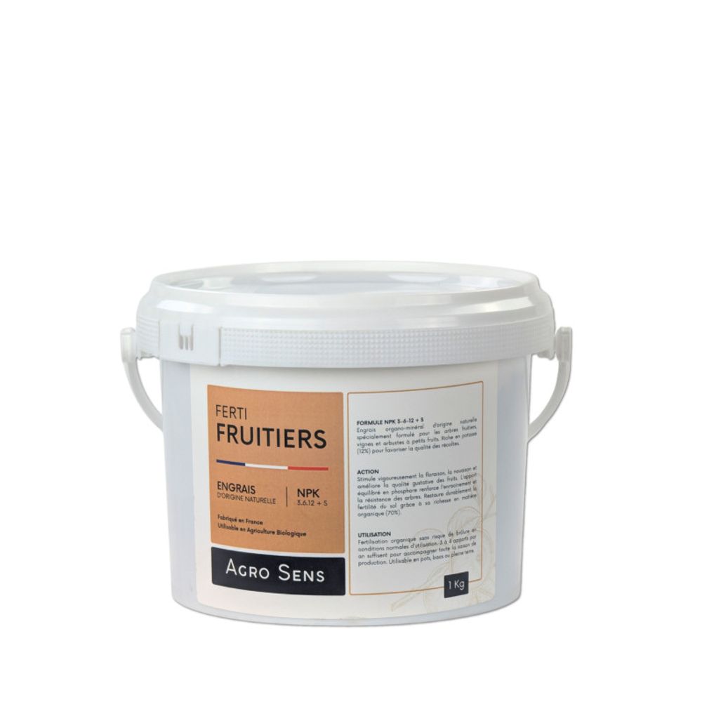 Ferti fruitiers - engrais pour arbres fruitiers - seau 1 kg