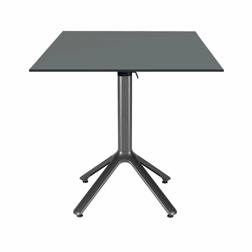 Restootab - table pliable nemo pour intérieur/extérieur anthracite 70x70