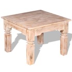 Table basse bois d'acacia 60 x 60 x 45 cm