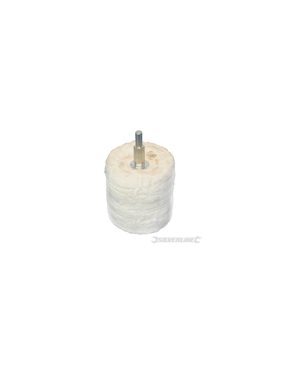 Silverline - tampon de polissage cylindrique - 63 mm