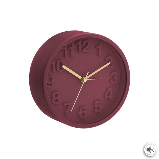 Réveil - verre - 13x13 cm