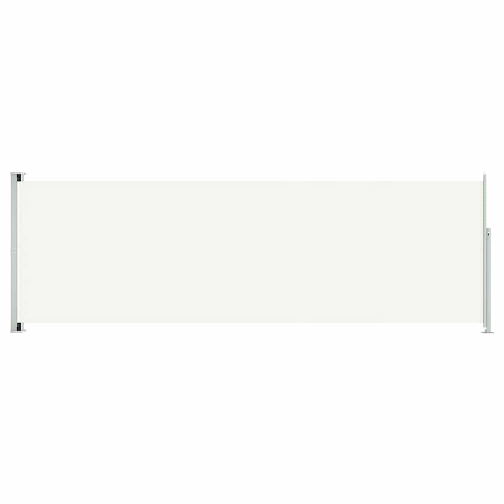 Auvent latéral rétractable de patio 200x600 cm crème