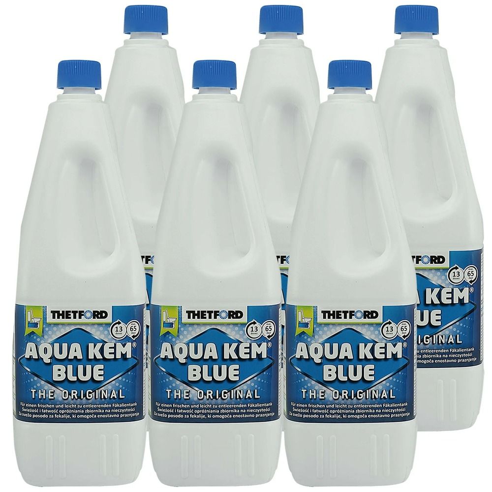 Liquide wc chimique, 12 litres, additif toilette camping car, portable
