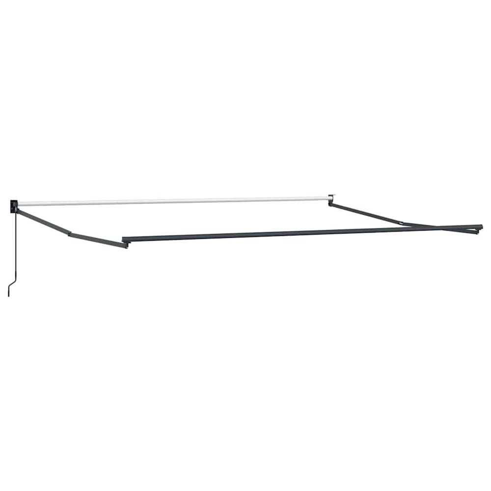 Cadre de auvent manuel 4,5 x 3 m anthracite