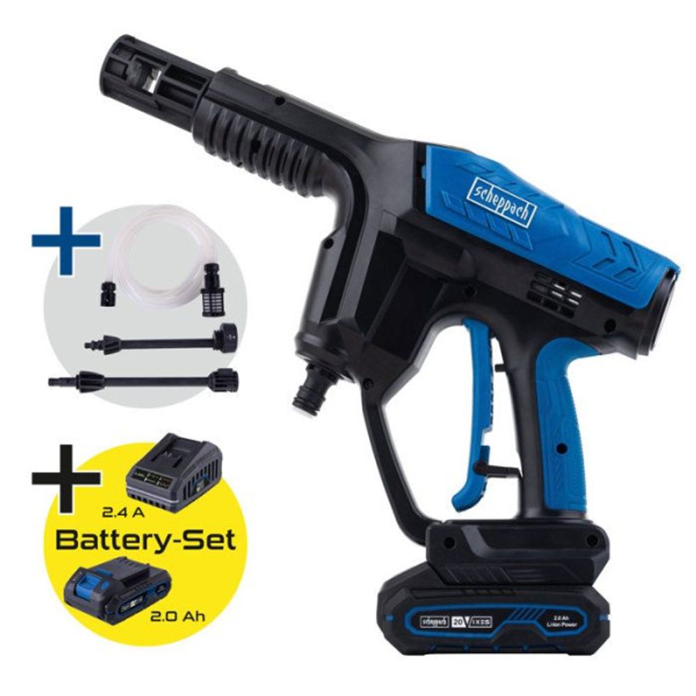 Nettoyeur haute pression électrique - c-hpg35-x - 35 bar - 180l/h - batterie 20v ixes 2ah + chargeur