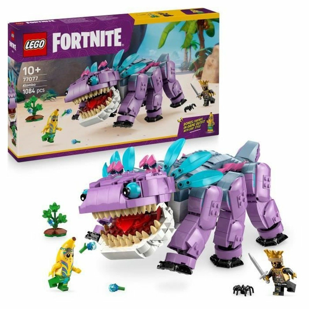 Jeu de construction lego fortnite klombo - figurine de dino