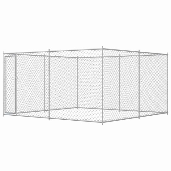 Chenil extérieur pour chiens 383x383x185 cm