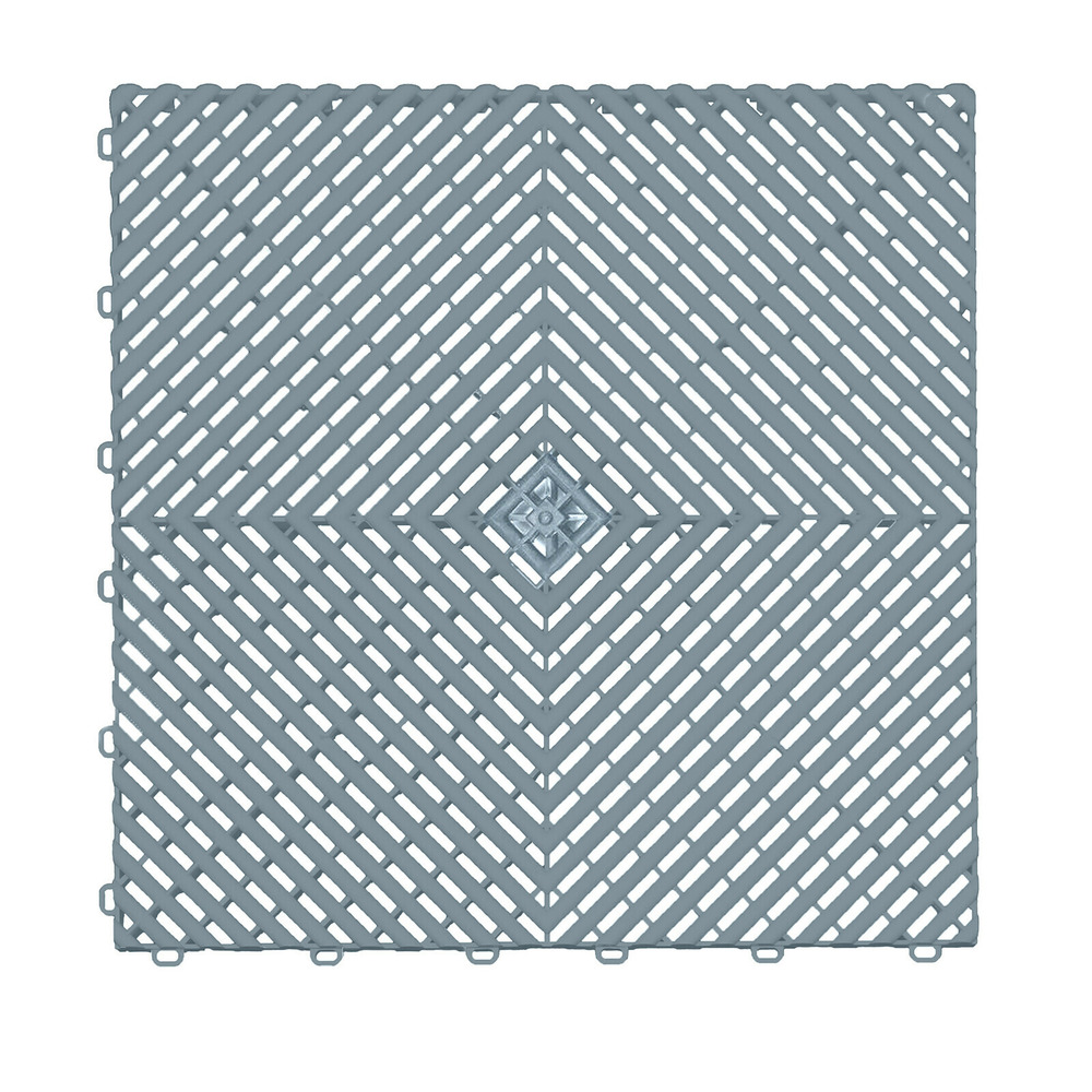 Lot de 1 m² - mosaik aero dalles clipsables ajourées - gris