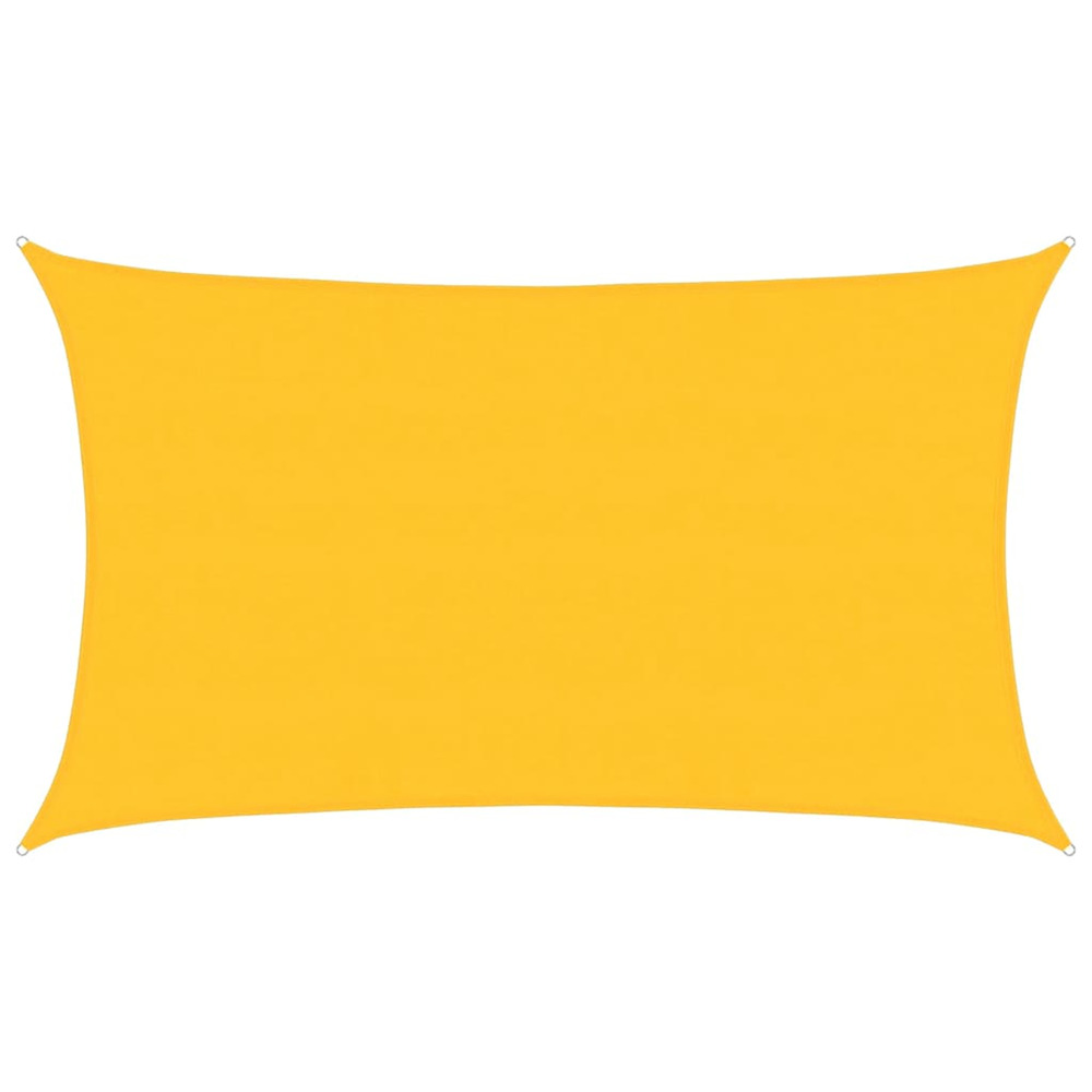 Voile d'ombrage 160 g/m² rectangulaire jaune 5x8 m pehd