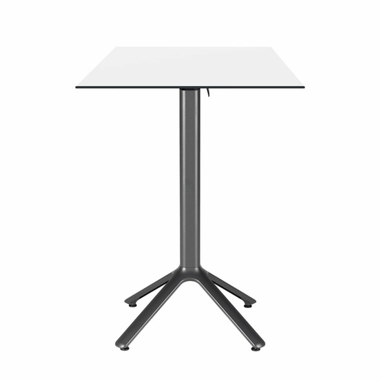 Restootab - table haute pliable nemo pour intérieur/extérieur blanc 60x60