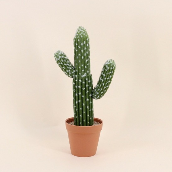 Cactus polaskia artificiel 41cm