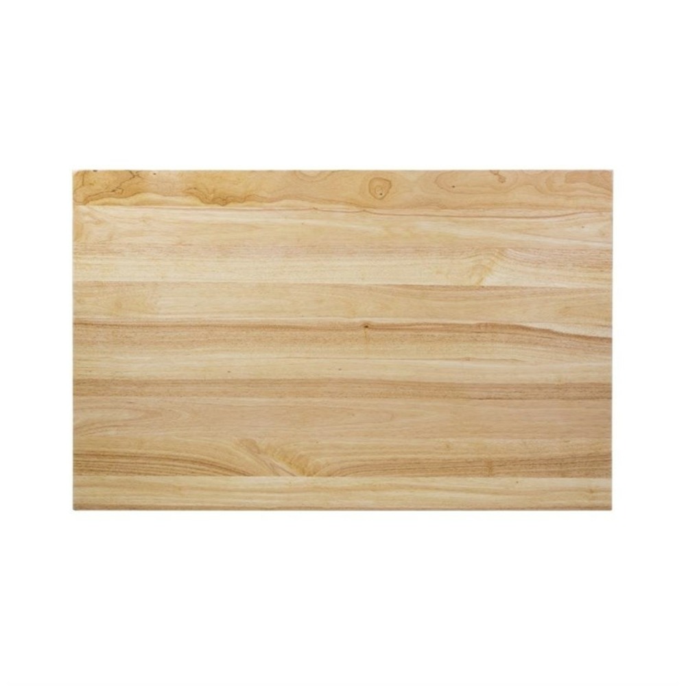 Plateau de table rectangulaire pré-percé coloris bois naturel 700x1100mm - bolero