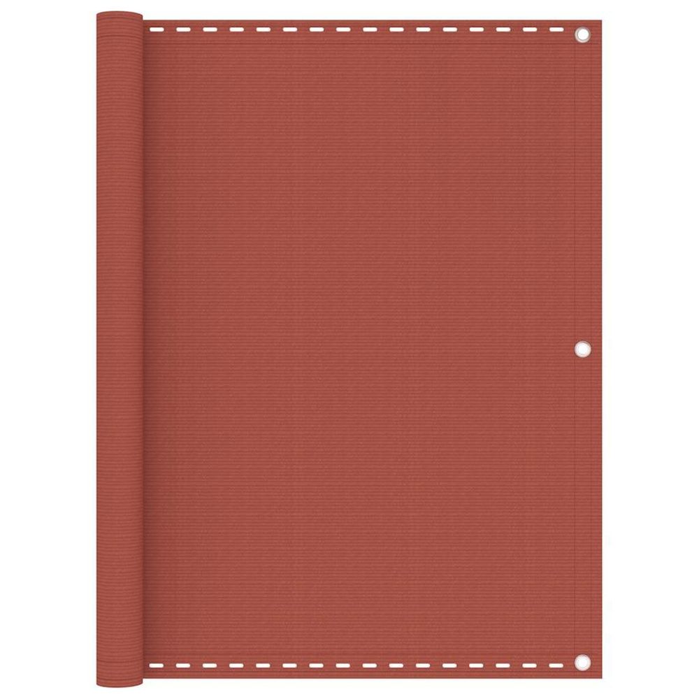 Écran de balcon terre cuite 120x600 cm pehd