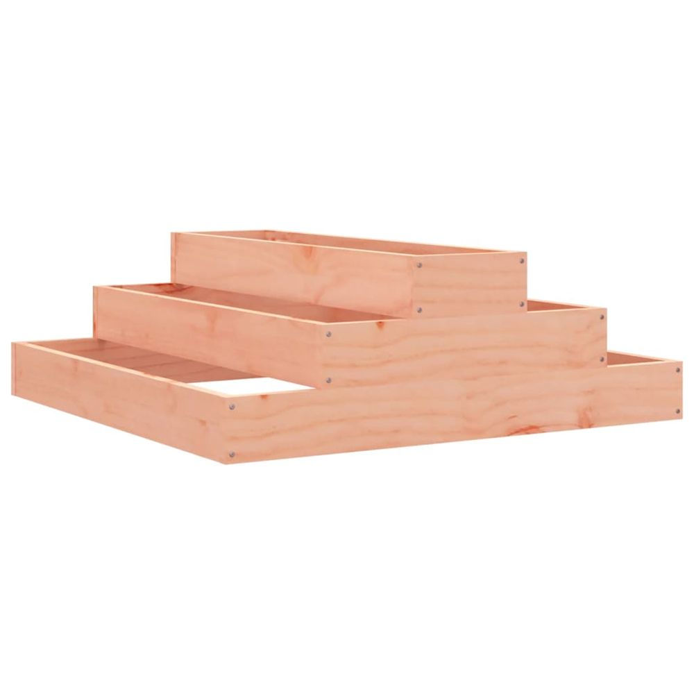 Jardinière d'extérieur 80x80x27 cm bois de douglas massif