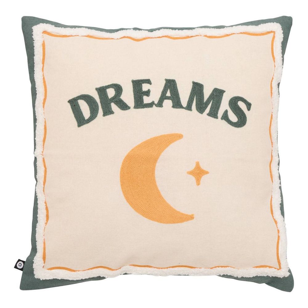 Coussin bichette carré 40x40cm jaune