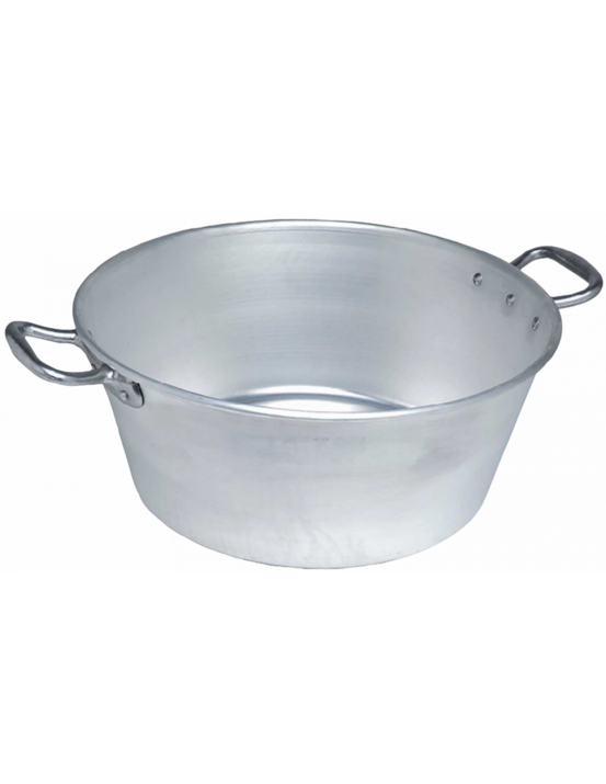 1 bassine a gras lourde pro de type landaise anse alu ø 65 - 72 l epr 3,5 mm - le pratique