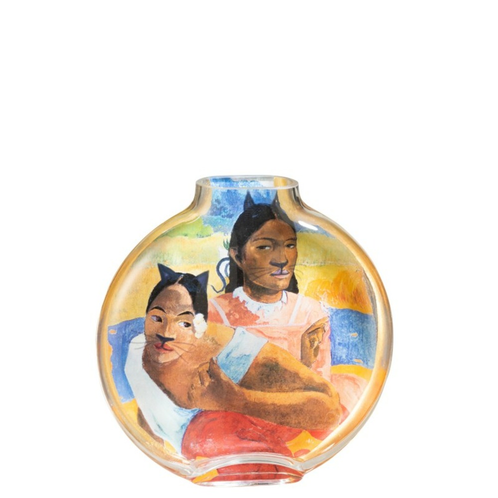 Vase en céramique multicolore 24.5x5x25 cm