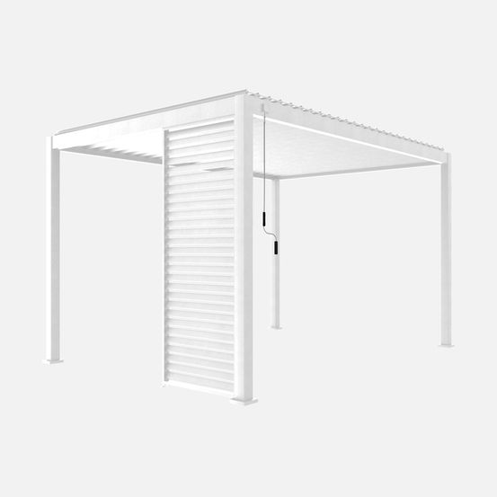 Persienne pour pergola bioclimatique triomphe, aluminium