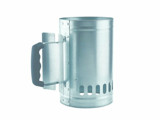 Cheminée d'allumage en acier pour barbecue