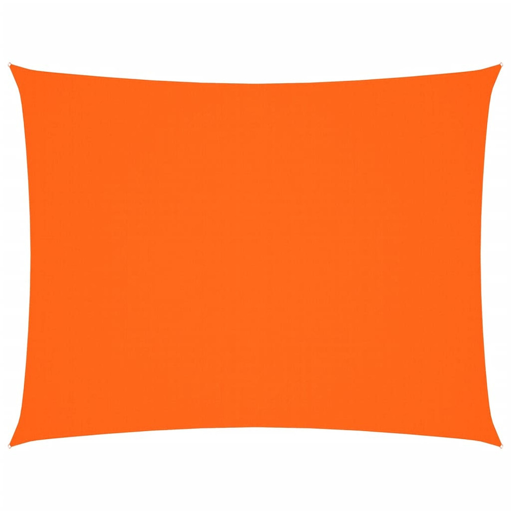 Voile de parasol tissu oxford rectangulaire 6x7 m orange