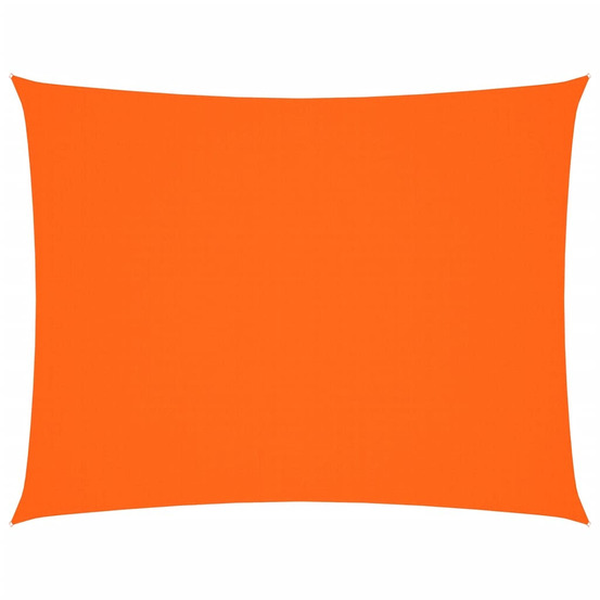 Voile de parasol tissu oxford rectangulaire 6x7 m orange