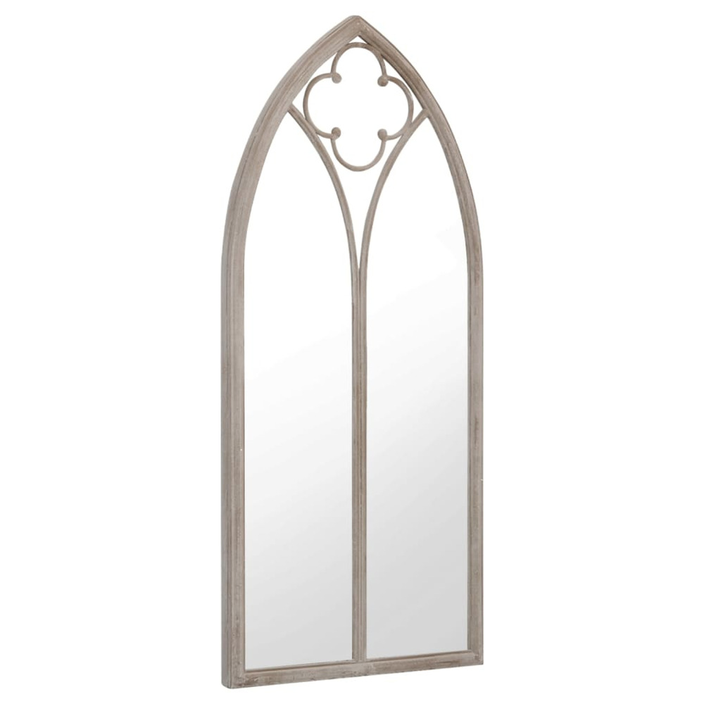 Miroir de jardin sable 70x30 cm fer pour utilisation extérieure